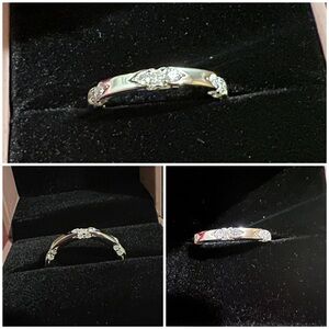 Moissanite Wedding Band- Eternity